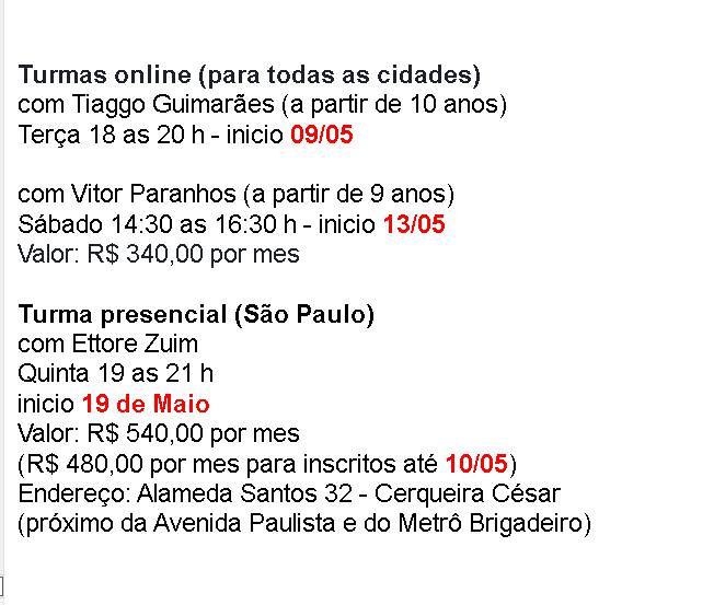Curso de Dublagem - Rio de Janeiro, São Paulo, Brasília, Curitiba